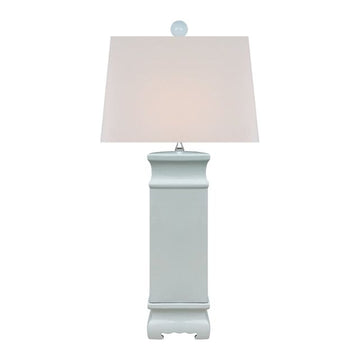 Palladian Blue Square Lamp