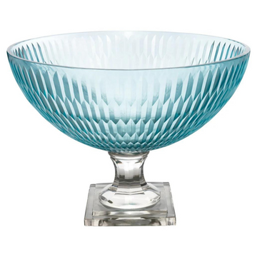 York Collection, Footed Bowl, Blue