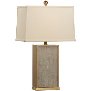 Gray Shagreen Lamp